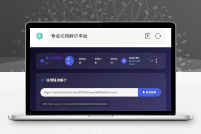 PHP视频解析网页系统 带完整前后端卡密管理源码