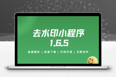 去水印小程序源码v1.6.5 支持流量主激励广告
