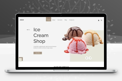 蛋糕奶油甜品店HTML5网站模板 烘焙蛋糕门店展示源码