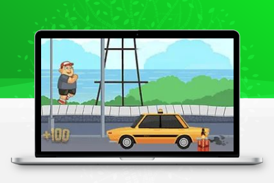 疯狂跑步者HTML5全屏PC页游完整源码