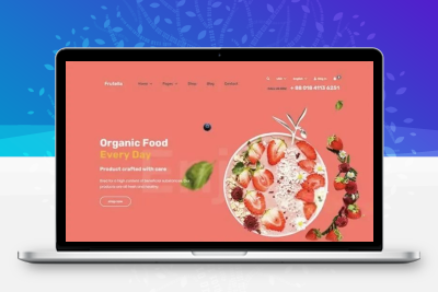 有机食品购物商城网站模板 绿色生鲜农产品电商HTML5源码