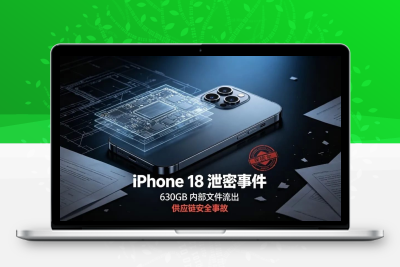 iPhone18史诗级泄密！印度工厂630GB机密文件全流出