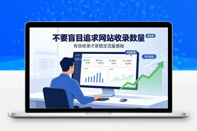 个人站长做站误区：不要盲目追求网站收录数量
