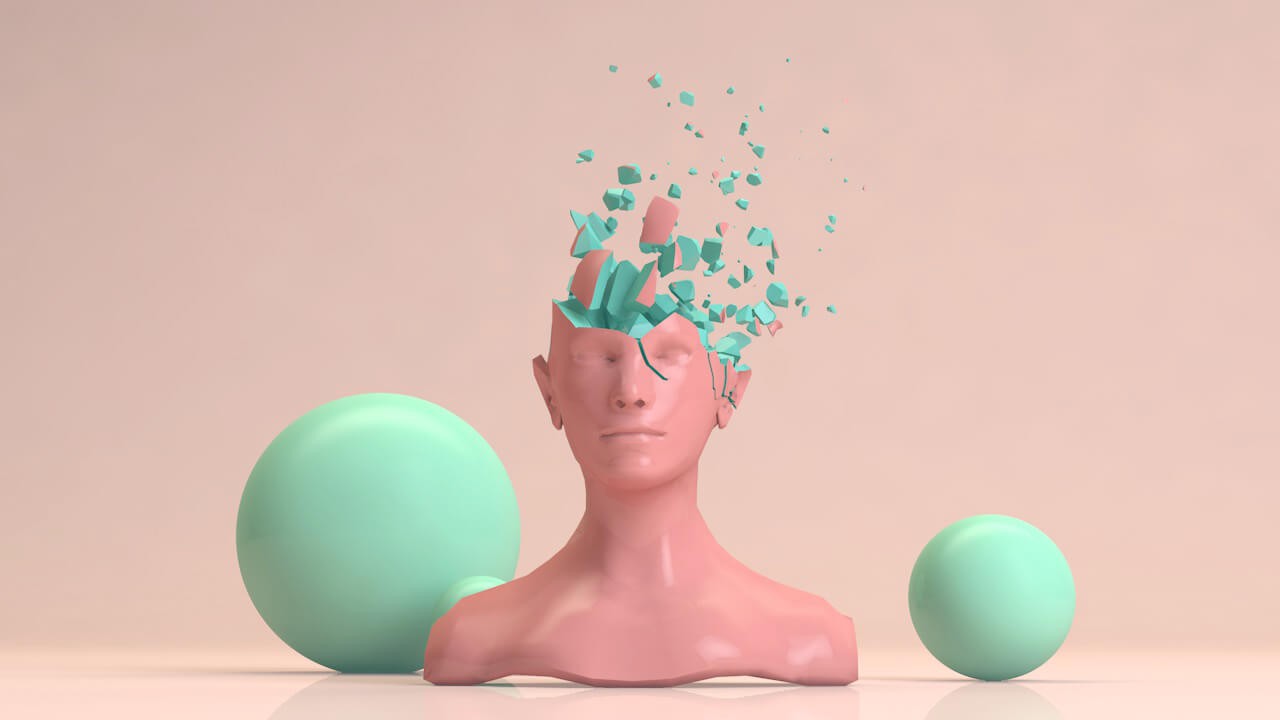 【C4D教程】C4D泰森分裂制作动态破碎人像