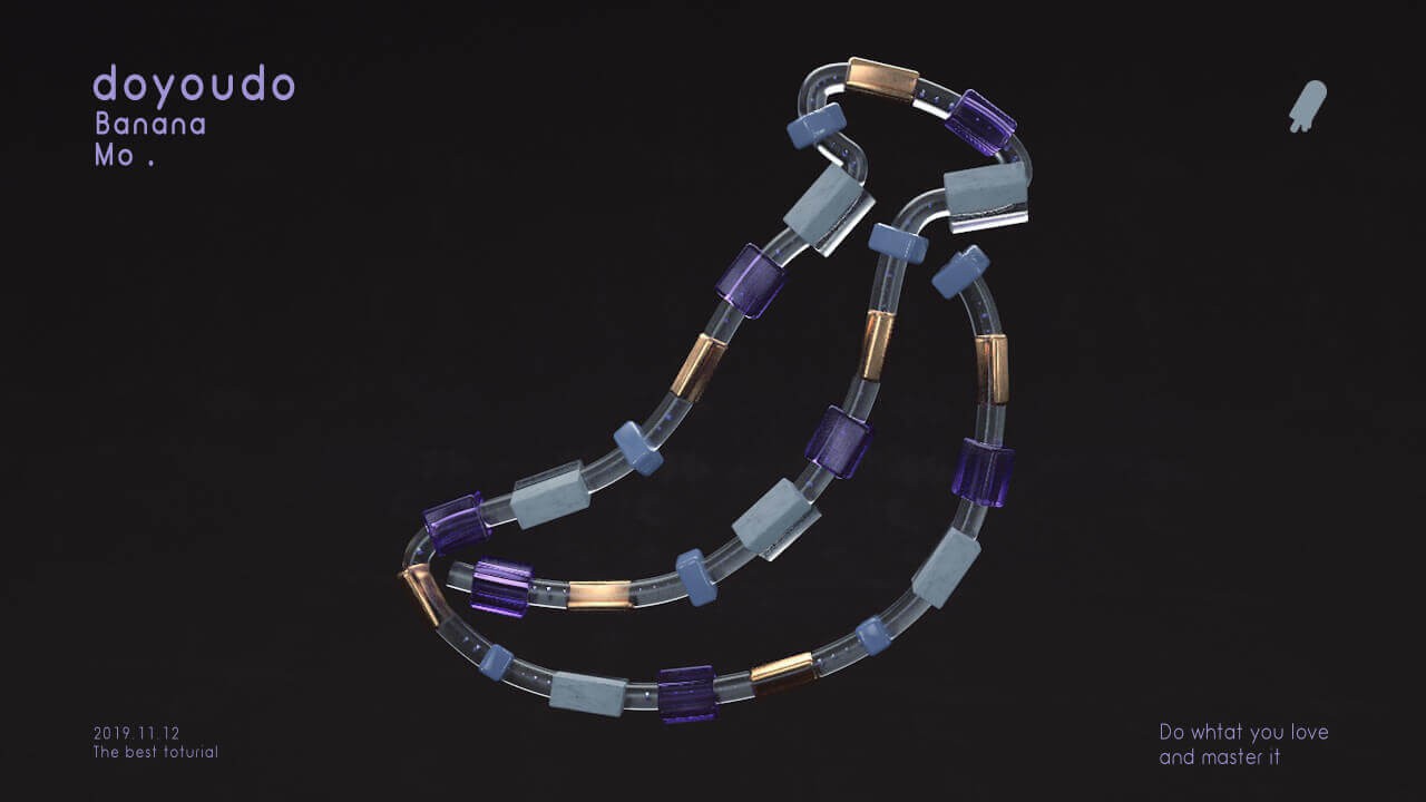【C4D教程】20分钟完成一个LOGO动画