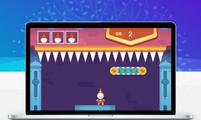 男人就下100层Cocos Creator2.1.2小游戏源码 经典怀旧H5网页游戏完整工程