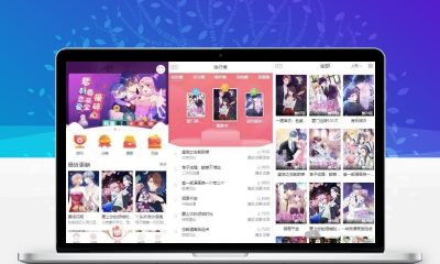 苹果CMS内核H5漫画小说系统源码 三级分销+公众号对接