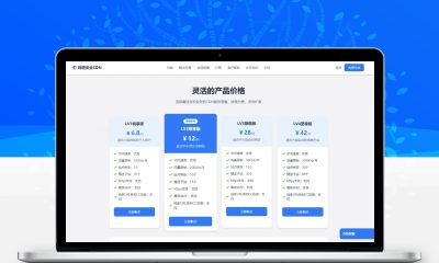 CDN销售单页自适应源码 静态产品展示落地页程序