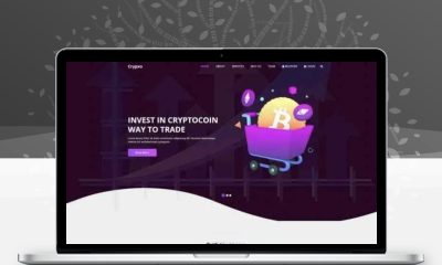 紫色风格HTML5货币投资交易网站模板 金融投资自适应网页源码