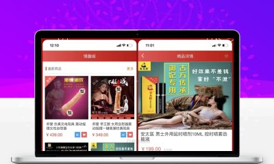 新版免登录成人用品商城源码 情趣性用品购物平台 对接易支付