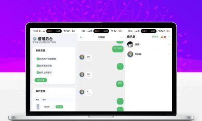 带后台管理朋友圈群聊功能的在线聊天室系统源码