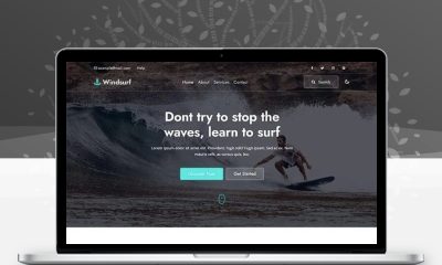 极限冲浪运动HTML5模板 水上冲浪俱乐部网站源码