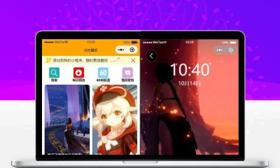 音乐动态壁纸微信小程序源码 自动采集更新视频壁纸流量主变现程序