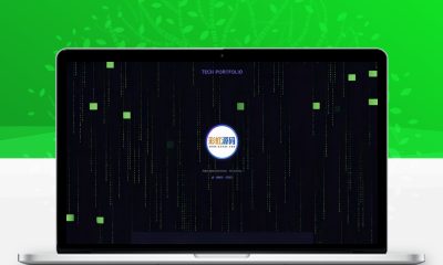 团队个人科技主页HTML源码_响应式开发者官网模板_简约前端建站源码