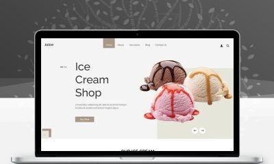 蛋糕奶油甜品店HTML5网站模板 烘焙蛋糕门店展示源码