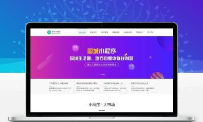 pbootcms软件开发公司模板 小程序开发代理展示网站源码PC移动端适配