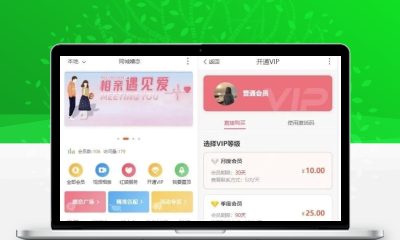 神级约会交友系统源码 婚恋相亲红娘媒婆返利商城一体化自适应源码