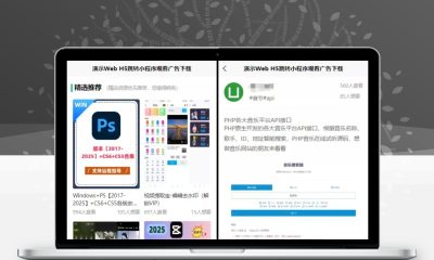Web/H5跳转小程序激励广告下载系统源码 流量变现广告收益变现