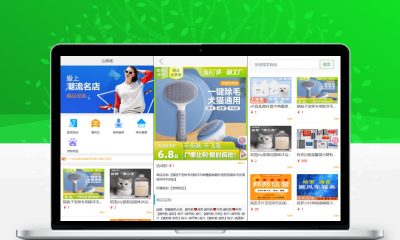 全新UI购物商城系统源码 完整版电商网站搭建源码