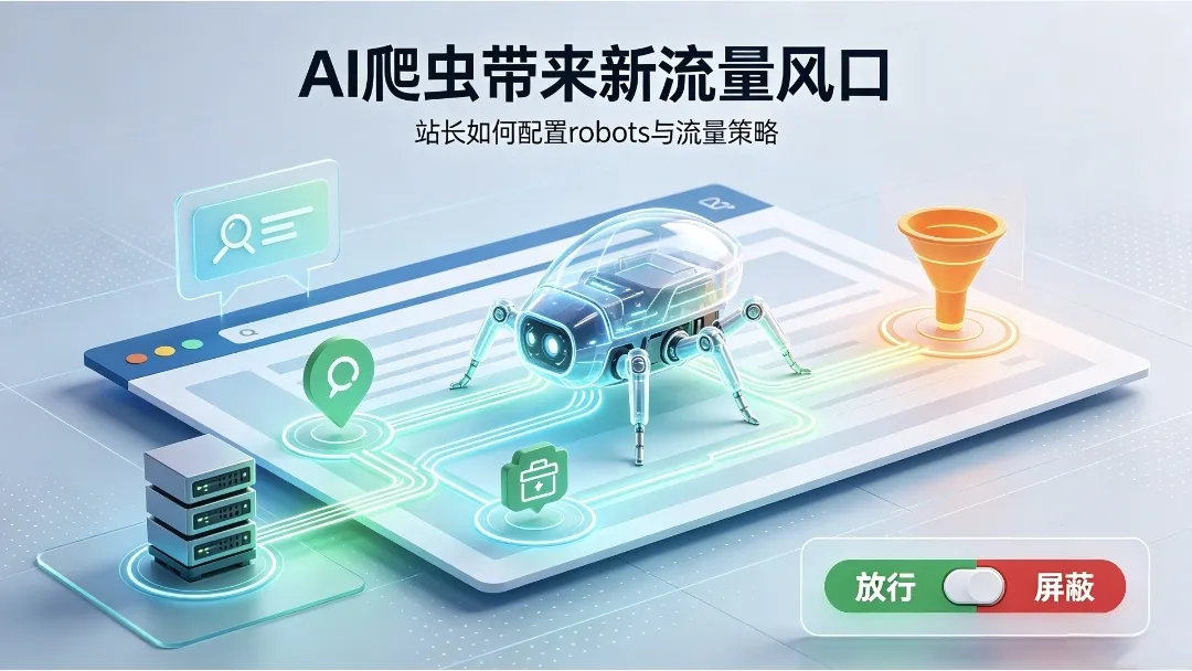 AI爬虫带来新流量风口,站长应该放行还是屏蔽?