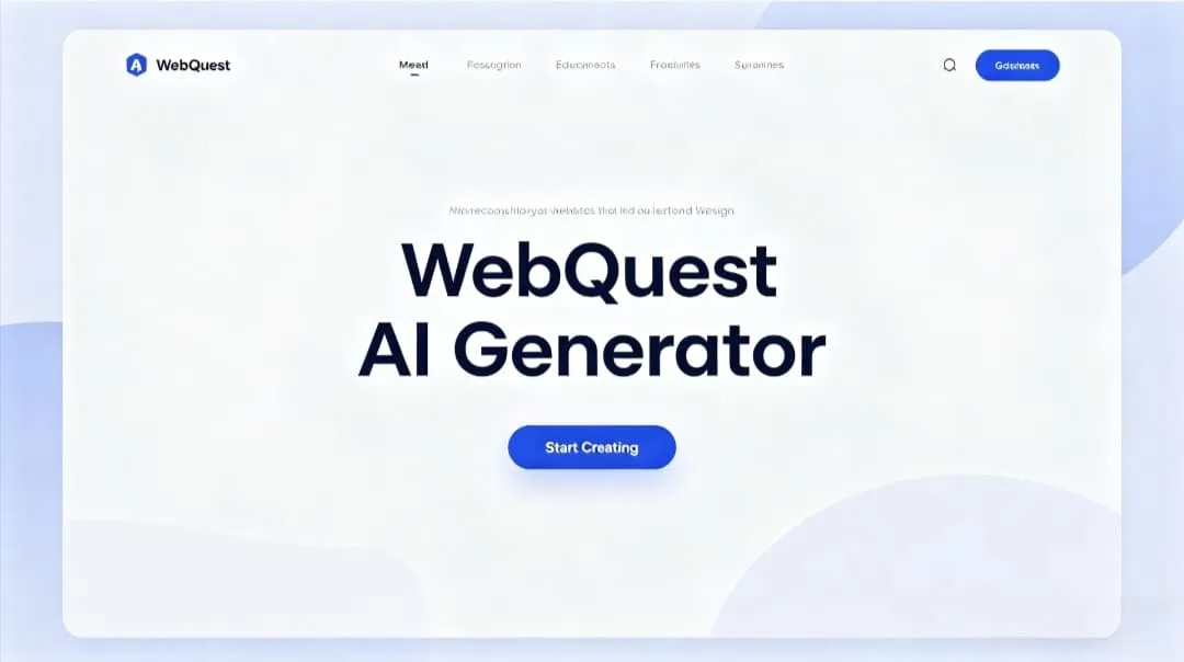 webquest.site教育AI工具 免注册快速生成K12 WebQuest教学任务