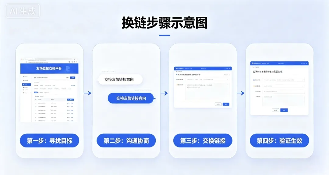 网站交换友情链接怎么做才有效?正确换链实操技巧,快速提升收录与排名