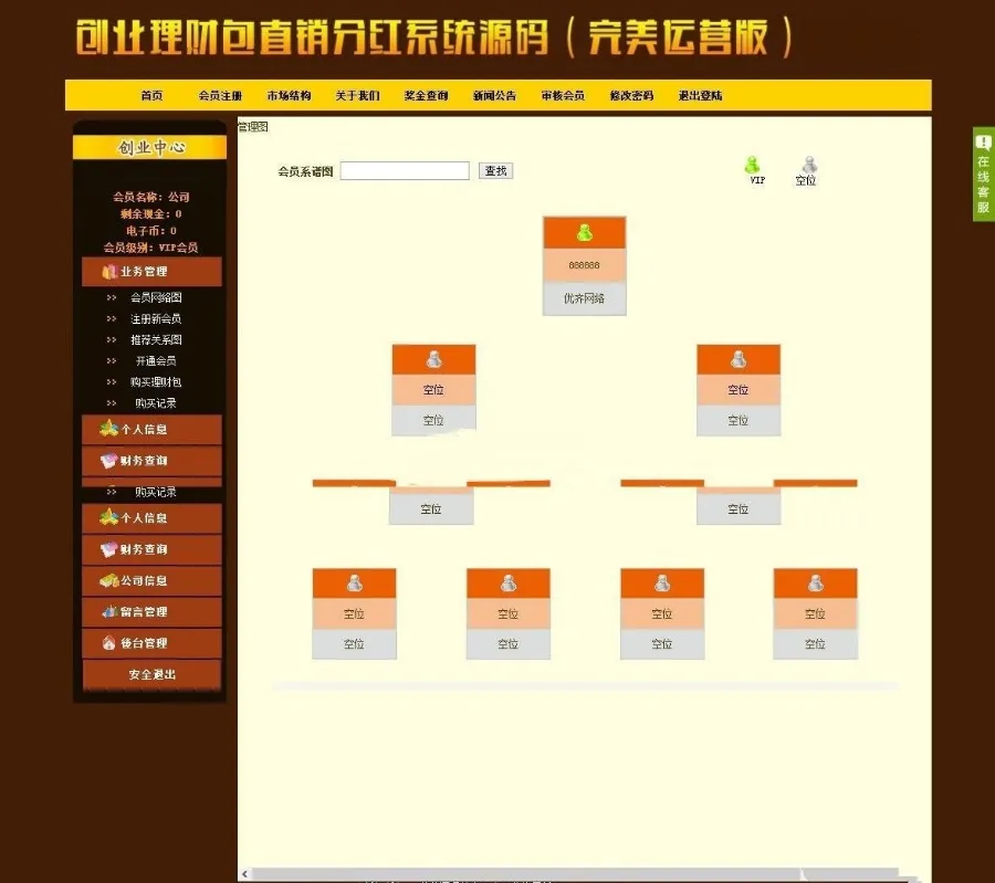 ASP创业理财分红系统源码运营版 带Access数据库理财整站源码