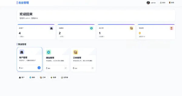 HTML静态网站托管销售平台源码 支持支付对接