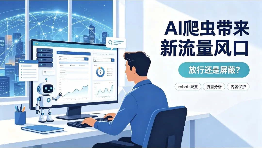 AI爬虫带来新流量风口,站长应该放行还是屏蔽?
