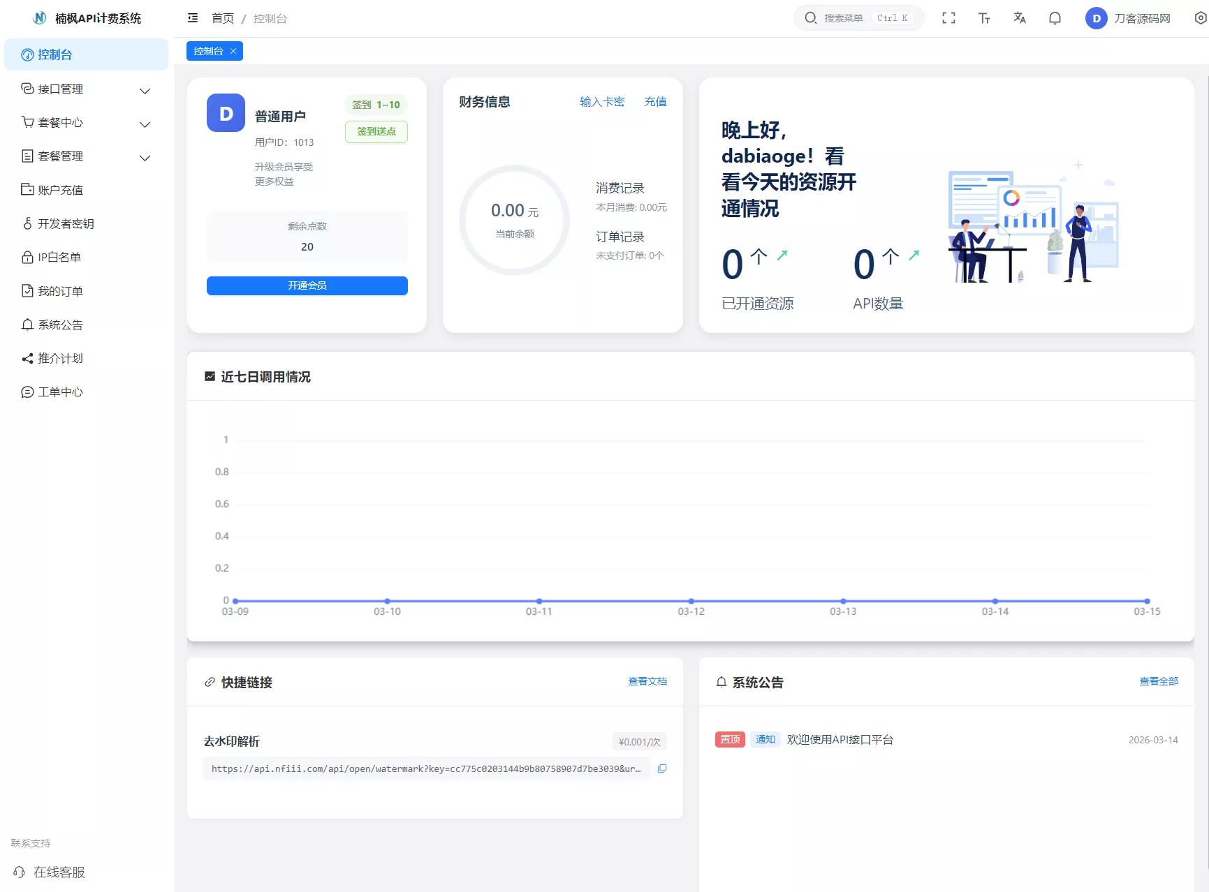 全新UI解析计费系统源码_Java/Vue3双端自适应_附详细安装教程