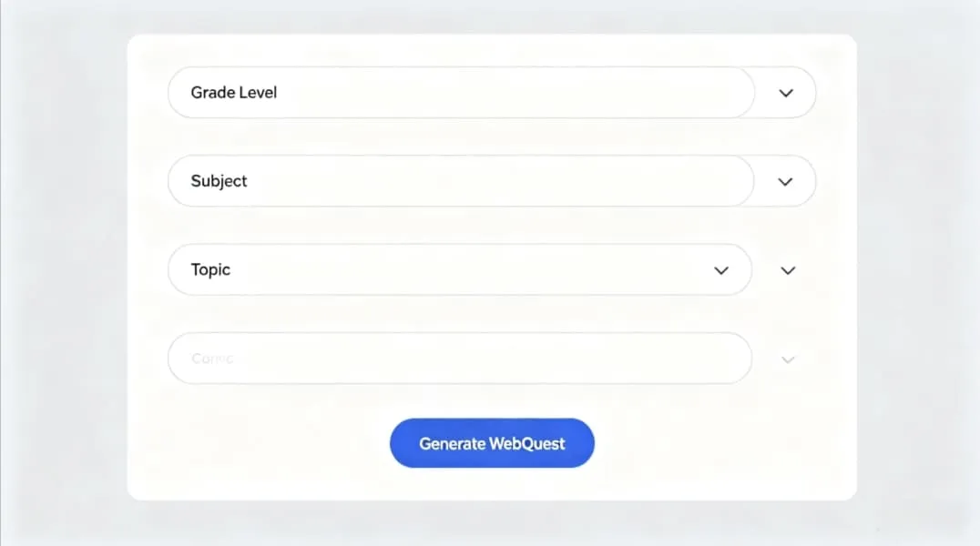 webquest.site教育AI工具 免注册快速生成K12 WebQuest教学任务