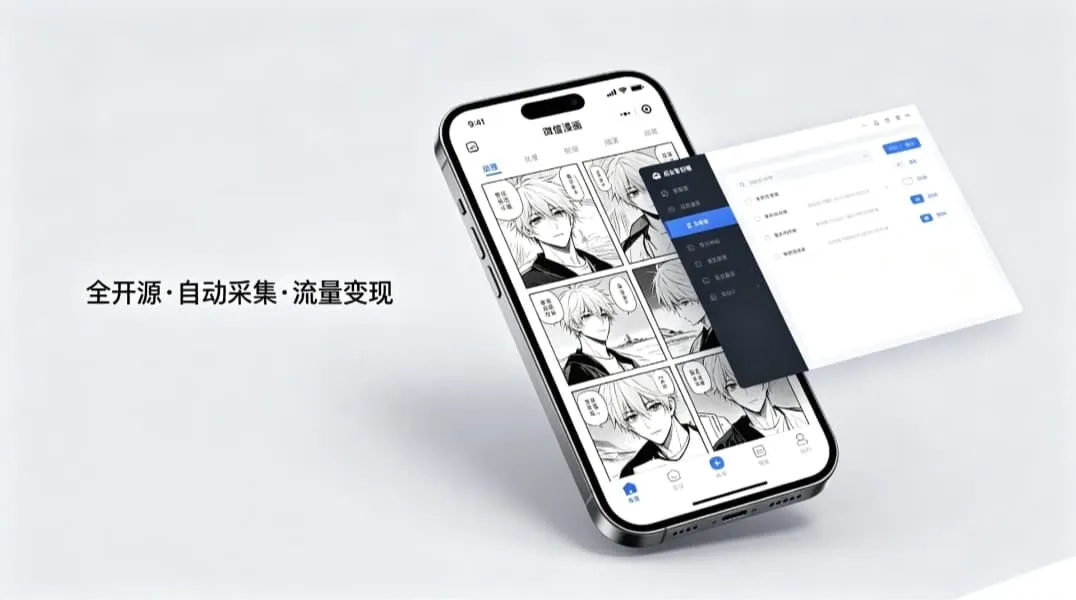 做漫画小程序别再踩坑了！这套全开源商业版，小白也能直接上线变现